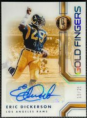 Eric Dickerson [Platinum] Football Cards 2022 Panini Gold Standard Fingers Autographs Prices