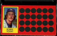 Robin Yount #10 Baseball Cards 1981 Topps Scratch Offs Prices
