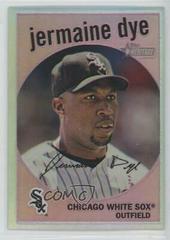 Jermaine Dye [Refractor] #C198 Baseball Cards 2008 Topps Heritage Chrome Prices