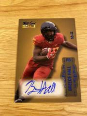 Breece Hall [Silver Blue Foil] #MB-A Football Cards 2022 Wild Card Matte Autographs Prices