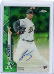 Jesus Luzardo [Green Refractor] Baseball Cards 2020 Topps Chrome Sapphire Rookie Autograph Prices