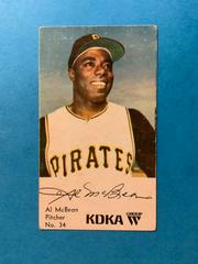 Al McBean Baseball Cards 1968 KDKA Pittsburgh Pirates Prices