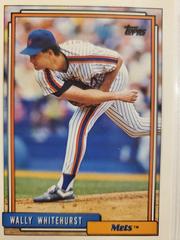 Wally Whitehurst #419 Baseball Cards 1992 Topps Prices