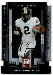 Will Franklin [Status Gold Autograph] #165 Football Cards 2008 Panini Donruss Elite Prices