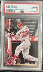 Mike Trout [Mother's Day Pink] Baseball Cards 2020 Topps Prices