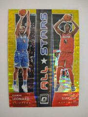 Kawhi Leonard, Pascal Siakam [Gold Pulsar] Basketball Cards 2021 Panini Donruss Optic All Stars Prices
