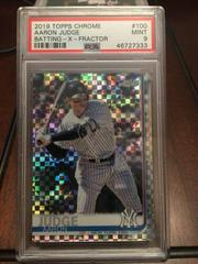 Aaron Judge [Batting Xfractor] #100 Baseball Cards 2019 Topps Chrome Prices