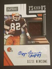 Ozzie Newsome #XOS-ON Football Cards 2018 Panini Playbook X's and O's Signatures Prices