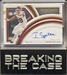 Isaiah Spiller [Gold] #RA-ISP Football Cards 2022 Panini Immaculate Collegiate Rookie Autographs Prices