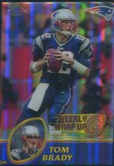 Tom Brady [Black Refractor] Football Cards 2003 Topps Chrome Prices