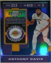 Anthony Davis [Blue] #63 Basketball Cards 2019 Panini Contenders Optic Prices