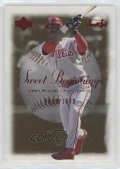Jimmy Rollins Baseball Cards 2001 Upper Deck Sweet Spot Prices