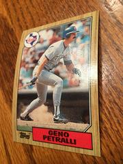 Geno Petralli Baseball Cards 1987 Topps Prices