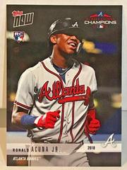 Ronald Acuna Jr. Baseball Cards 2018 Topps Now Postseason Prices