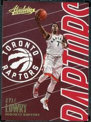 Kyle Lowry [Maroon] Basketball Cards 2018 Panini Absolute Memorabilia Prices