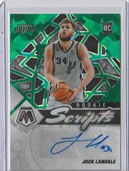 Jock Landale [Green Ice] Basketball Cards 2021 Panini Mosaic Rookie Scripts Autographs Prices
