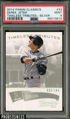 Derek Jeter [Timeless Tributes Silver] Baseball Cards 2014 Panini Classics Prices