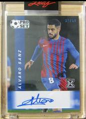 Alvaro Sanz [Blue] Soccer Cards 2022 Pro Set Autographs Prices