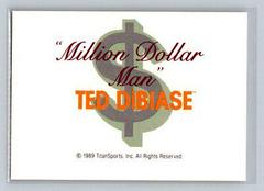 Million Dollar Man' Ted DiBiase [No Logo Contest] Wrestling Cards 1990 Classic WWF Prices
