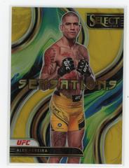 Alex Pereira [Gold] #3 Ufc Cards 2023 Panini Select UFC Sensations Prices