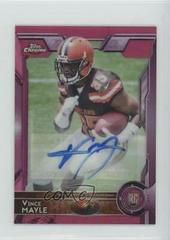 Vince Mayle #168 Football Cards 2015 Topps Chrome Mini Prices