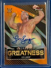 Lex Luger [Black Autograph] #UG-9 Wrestling Cards 2021 Topps Finest WWE Uncrowned Greatness Prices