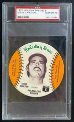 Steve Carlton Baseball Cards 1977 Holiday Inn Discs Prices