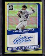 Antonio Senzatela [Gold] #OA-AN Baseball Cards 2021 Panini Donruss Optic Autographs Prices
