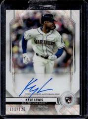 Kyle Lewis [Wave Refractor] Baseball Cards 2020 Bowman Sterling Rookie Autographs Prices