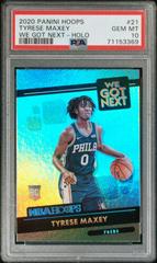 Tyrese Maxey #21 Basketball Cards 2020 Panini Hoops We Got Next Prices