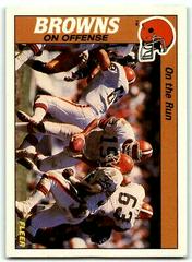 On the Run Offense #7 Football Cards 1988 Fleer Team Action Prices