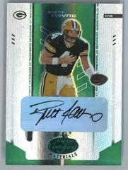 Brett Favre [Mirror Emerald Autograph] #42 Football Cards 2004 Leaf Certified Materials Prices