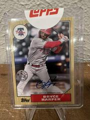 Bryce Harper Baseball Cards 2022 Topps 1987 Autographs Prices