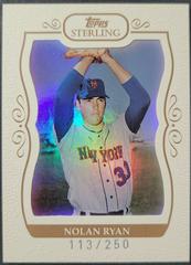 Nolan Ryan #193 Baseball Cards 2008 Topps Sterling Prices