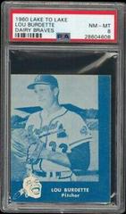 Lou Burdette Baseball Cards 1960 Lake to Lake Dairy Braves Prices