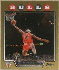 Dennis Rodman [Gold] Basketball Cards 2008 Topps Prices