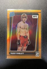 Paddy Pimblett [Orange] Ufc Cards 2022 Panini Donruss Optic UFC Prices