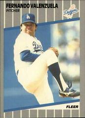 Fernando Valenzuela #76 Baseball Cards 1989 Fleer Glossy Prices