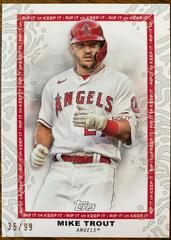 Mike Trout #TRA-MT Baseball Cards 2022 Topps Rip Autographs Prices
