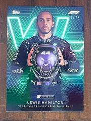 Lewis Hamilton [Green] Racing Cards 2021 Topps Formula 1 Lights Out Prices