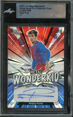 Riqui Puig [Red White Blue Crystal] #WK-RP1 Soccer Cards 2022 Leaf Metal Wonderkid Autographs Prices