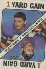 Dave Osborn Football Cards 1971 Topps Game Cards Prices