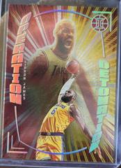LeBron James [Asia Red Yellow] Basketball Cards 2021 Panini Illusions Operation Detonation Prices