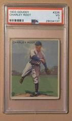 Charley Root #226 Baseball Cards 1933 Goudey Prices