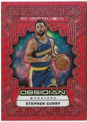 Stephen Curry [Red] #4 Basketball Cards 2022 Panini Obsidian Supernova Prices
