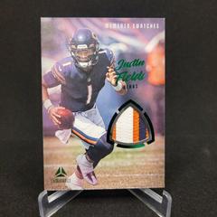 Justin Fields [Prime Green] Football Cards 2022 Panini Luminance Memento Swatches Prices