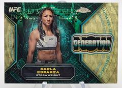 Carla Esparza [Superfractor] #GNW-21 Ufc Cards 2024 Topps Chrome UFC Generation Now Prices