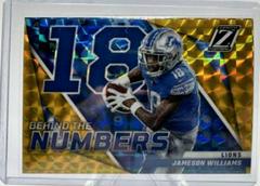 Jameson Williams [Gold] #BN-JW Football Cards 2022 Panini Zenith Behind the Numbers Prices
