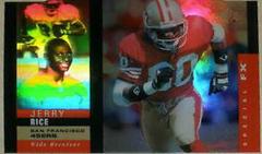 Jerry Rice [Die Cut] Football Cards 1995 SP Holoview Prices