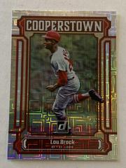 Lou Brock [Vector] #CT2 Baseball Cards 2023 Panini Donruss Cooperstown Prices
